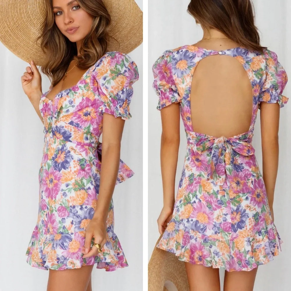 NWT Hello Molly Katie Dress in Purple - Picture 4 of 16